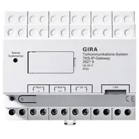 Gira TKS-IP-Gateway Gen2, inkl. 10 Lizenzen, 6TE REG, Gateway (2621 98)