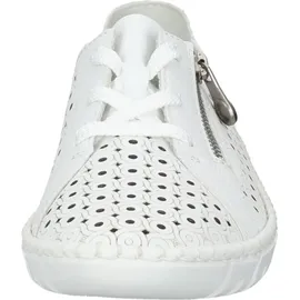 Rieker Komfort Schnürschuhe in Weiß 36