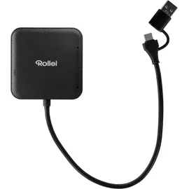 Rollei 4-in-1 Kartenlesegerät | SD, CF, MS | Rollei