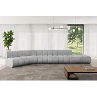 altdecor Ecksofa modulares Sofa Brilo-L2 - 471x174x70 cm Grau