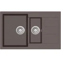 Quellmalz Granitspüle Victory W800.30 - braun, ab 60er Unterschrank,