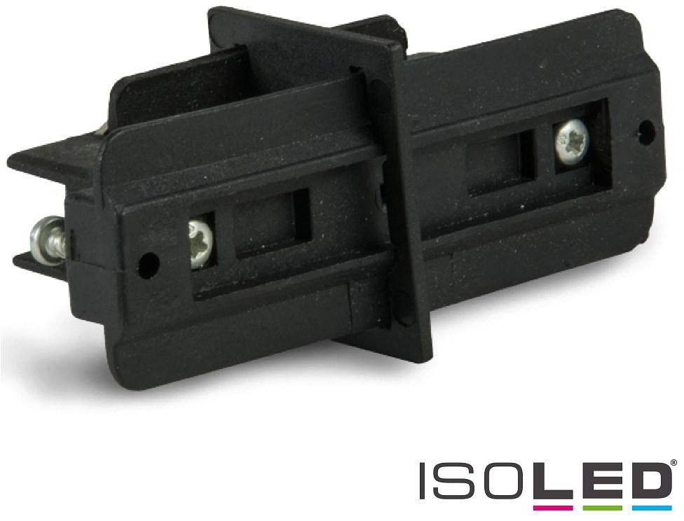 ISOLED 3-Phasen CLASSIC - Linear-Verbinder für Stromschienen, isoliert, Schwarz ISO-117654