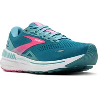 Brooks Adrenaline GTS 23 Sneaker, Storm Blue Pink Aqua, 40.5