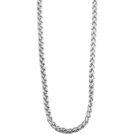 Adelia's Kordelkette Unisex Edelstahl Silber