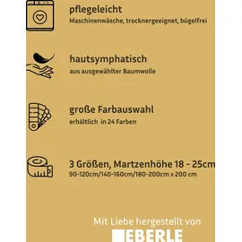 bellana Spannbettlaken Jersey 90 x 200 - 140 x 200 - 180 x 200 cm grün