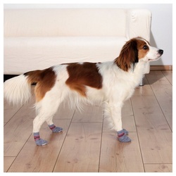 TRIXIE Hundekostüm Hundesocken, Anti-Rutsch Größe: S-M / für z. B.: Shetland Sheepdog