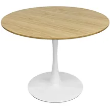 Oviala Runder Esstisch für 4 Personen, T100 cm, Holz