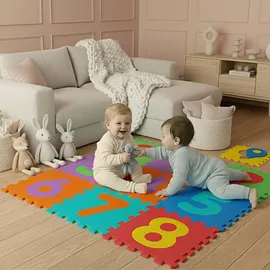 LittleTom Kinder Spielmatte Zahlen bunt - Gr.: onesize