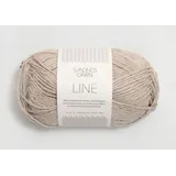 Sandnes Garn Line col.2331 light beige ca.110 m 50 g