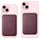 Apple iPhone Feingewebe Wallet mit MagSafe Schwarz