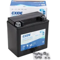 Exide AGM12-12 AGM-Ready Motorrad Starter-Batterie 12V 12Ah 200A