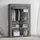 Homcom Kleiderschrank Dunkelgrau, Metall, 103x162.5x43 cm Schlafzimmer, Flur,