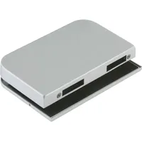 dorma glas Gegenkasten Junior Office, Glasstärke 8-10 mm, Glasbeschlag abgerundet links - Alu silber eloxiert