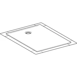 Geberit CleanFloor30 Duschfläche integriert, mit Dichtvlies, 120x90cm, 551014001
