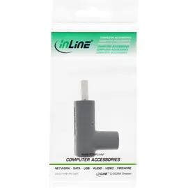 InLine USB 3.2 (Gen.2) Adapter, USB-C Stecker an C Buchse, oben/unten gewinkelt