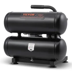 VEVOR Kompressor 18L Luftkompressor 120PSI Druckluft 650W Flüsterkompressor