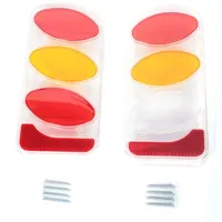 Peruzzo 949 Unisex – Erwachsene Rücklichtglas (Kunststoff) Set re+li,