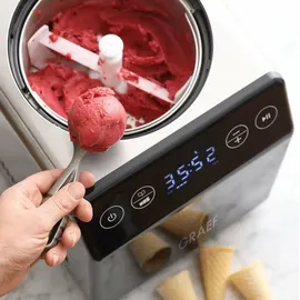 Graef IM 700 Eisbereiter edelstahl/schwarz - Schwarz/Silber