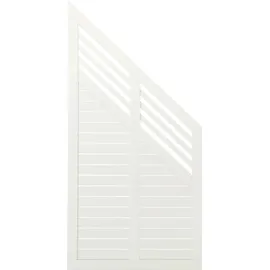 Plus Zaun Decora 90 x 180/95 cm weiß