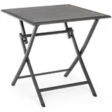 BIZZOTTO Elin Klapptisch 70 x 70 x 71 cm Anthrazit