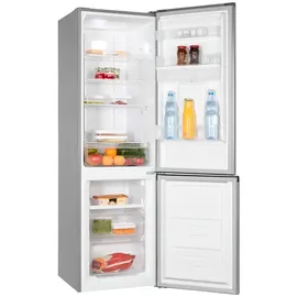 Exquisit KGC265-70-NF-WS-040C  Kühl-Gefrierkombination (251 l, 1805 mm hoch, Inoxlook)