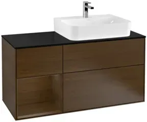 V&B Waschtischunterschrank Wandbeleuchtung Finion 120cm, Pl bla m, Reg li wal ven, wal ven