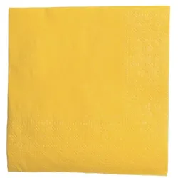 Papierservietten "Cocktail" gelb 20x20cm (6.000 Stück)