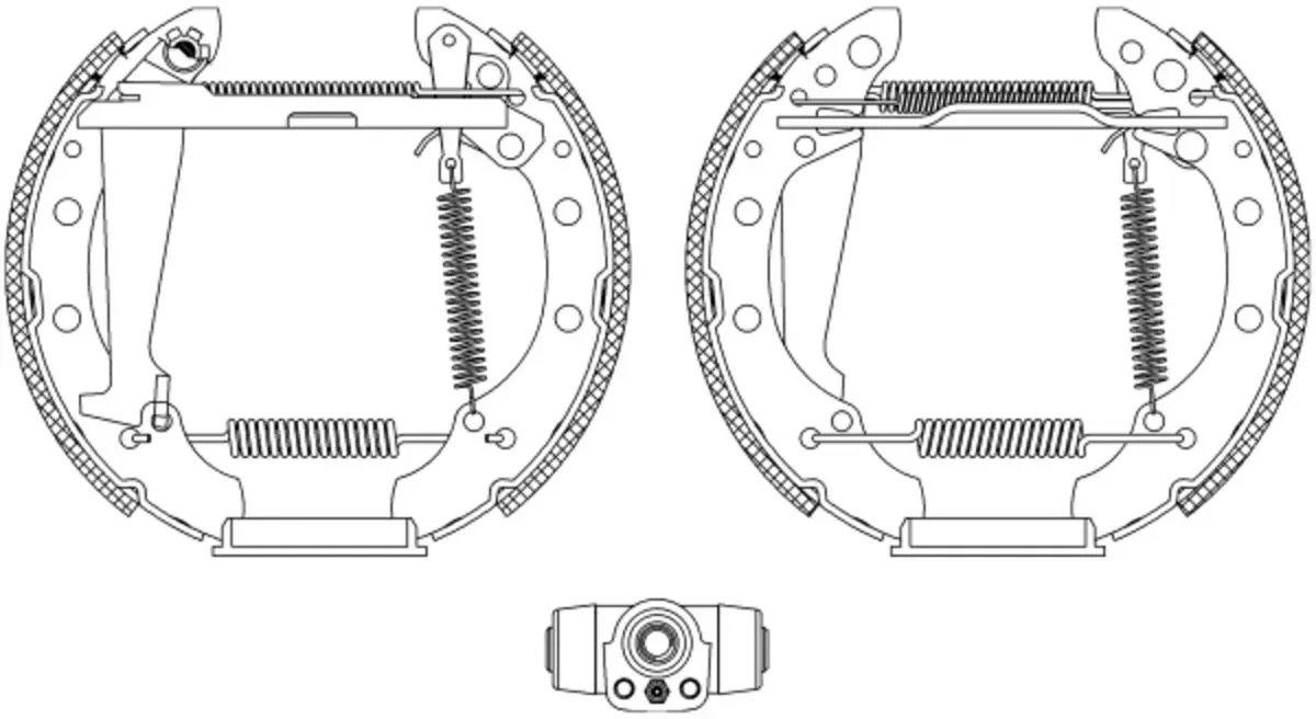 Jeu de mâchoires de frein Shoe Kit Pro TEXTAR 84044700