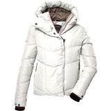 KILLTEC Damen Skijacke/Steppjacke mit Schneefang KSW 59 WMN SKI QLTD JCKT, weiss, 44, 39725-000