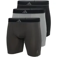 adidas Active Micro Flex Eco Boxershorts Schwarz/Grau L 3er Pack