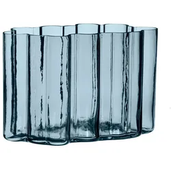 Umber Vase schlankes Design Blau