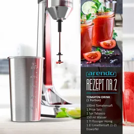 Arendo Getränkemixer 500 ml Stabmixer