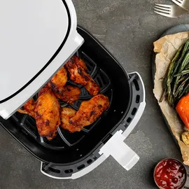 BERGNER Heißluft-Fritteuse 6,9 l 1800 W Weiß