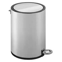 WENKO Monza Kosmetikeimer 3,0 l silber matt