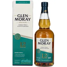 Glen Moray 12 Years Old Spreyside Single Malt Scotch 40% vol 0,7 l Geschenkbox