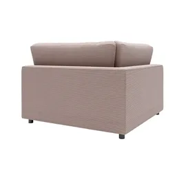 jette home Element Ecke in Cord Sila ¦ rosa/pink ¦ Maße (cm): B: 120 H: 85 T: 125.0