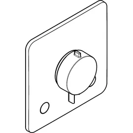 Hansgrohe Ecostat Comfort Q Duschthermostat Unterputz für 2 Verbraucher Brushed Black Chrome 33713340