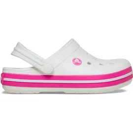 Crocs Unisex Kinder Crocband Clog T Clog, White/Pink Crush, 19/20 EU