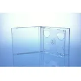 Xlayer 100 CD/DVD Hüllen / 2er 2fach Jewelcase für 2 Disc / glasklar transparent