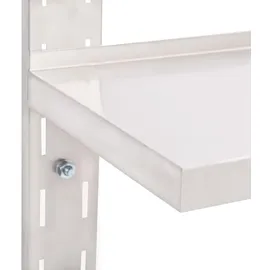 vidaXL Wandregal 120 x 30 cm Grau