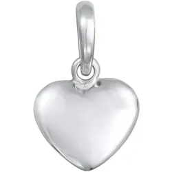 Elli Herz Anhänger schlicht 925 Silber Damen 