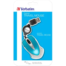 Verbatim Go Mini Optical Travel Mouse caribbean blue (49022)