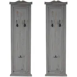 MCW Wandgarderobe grau shabby