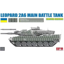 Rye Field Model 5103 - Leopard 2A6 Hauptkampfpanzer braun 1:35