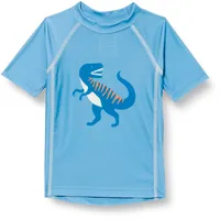 Playshoes UV-Schutz Shirt Unisex Kinder Schwimmshirt Badebekleidung, Dino blau,