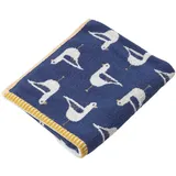 Homescapes Frottee-Handtuch 50 x 85 cm blau