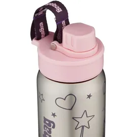 ergobag Edelstahl Trinkflasche Rosa 0,5 l