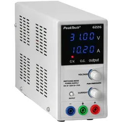PEAKTECH Labornetzteil, P 6226, 0...30 V/ 0...10 A