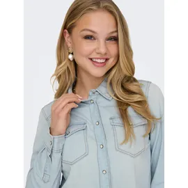 Only Jeansbluse ONLALEXA Blau XS