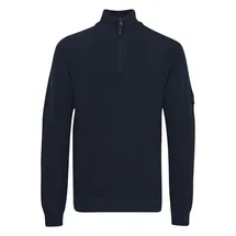 Indicode Troyer IDRevillan", Herren, Gr. L, blau (navy), Obermaterial: 46% Baumwolle CO recyc.. 34% Baumwolle CO. 20% Polyester PES., Pullover Troyer